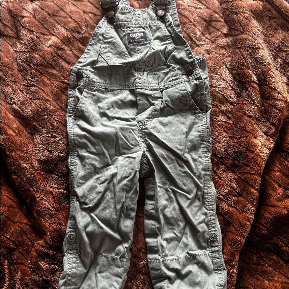 OshKosh B'gosh Olive Green Overalls
